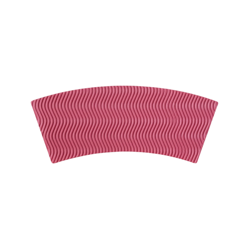 Flauta en forma de S con funda de vaso de papel corrugado