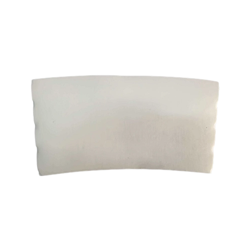 Funda de taza corrugada blanca para tazas de 12 oz